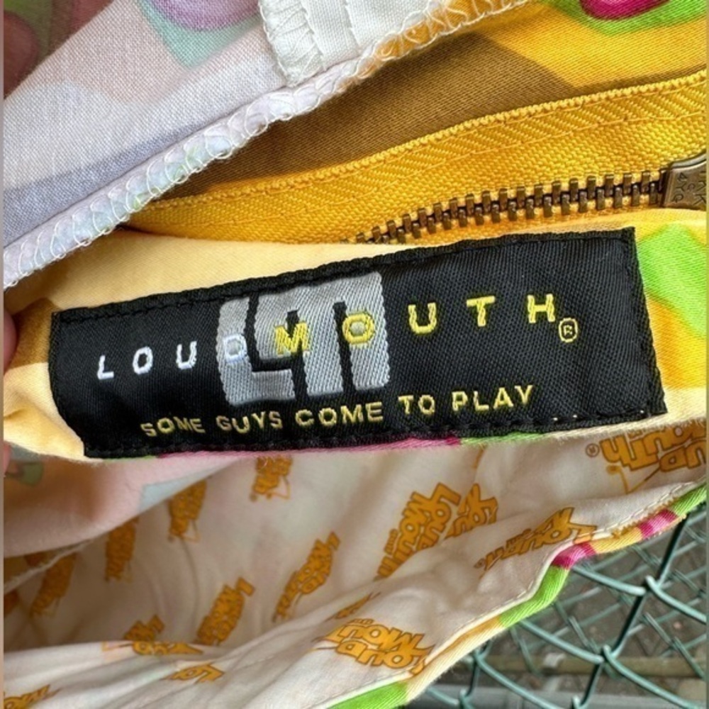 Loudmouth Men’s Golf Pants, 42Wx30L (Shagadelic Green Eggs & Ham Pattern) - Picture 3 of 5
